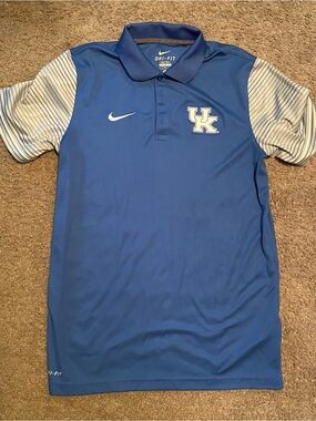Nike Blue Dri-FIT Performance Polo